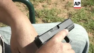 Gun expert at shooting range on possibility of Glock gun going off accidentally