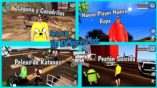 ¡¡Top 10 Mejores Mods Para El GTA San Andreas Android!! Parte #16