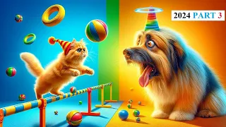 Cat vs. Dog Comedy Showdown: Who Will Make You Laugh Harder? 🤔 2024 Part 3