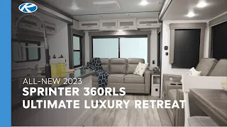 Discover the Ultimate Luxury Retreat! Introducing the Sprinter 360RLS Travel Trailer!