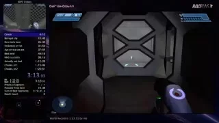 Halo: Combat Evolved Legendary speedrun in 1 hour, 23 minutes and 5 seconds.