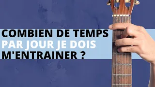 Combien de temps par jour, je dois m’entraîner à la guitare ?