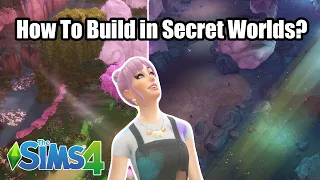 Building in Sims 4 Base Game SECRET WORLDS and How To Get There
