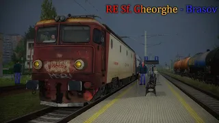 R-E Sf. Gheorghe - Brasov | Gameplay 100% Realistic | Train SImulator Romania