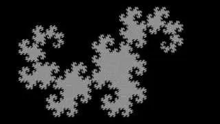 Dragon curve, 20 iterations