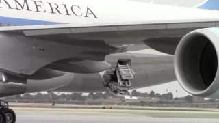 President Obama's Arrival In Los Angeles On June 7, 2013