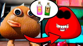 What if Juan take a Pou and Demon poison | Peu RTX became a Pou and Demon