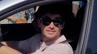 CHARLES LECLERC ARRIVES USING FERRARI PUROSANGUE/CAR SPOTTING/LUXURIOUS NIGHTLIFE