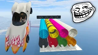 CARRERA TROLL! TUBOS IMPOSIBLES! - CARRERA GTA V ONLINE - GTA 5 ONLINE