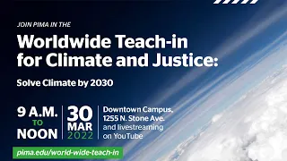 Worldwide Teach-in for Climate and Justice: