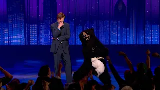 The Masturbating Bear Crashes Conan's Show In Chicago | Late Night with Conan O’Brien