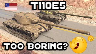 The NA Experience With The T110E5 Heavy Tank | 3,713 Avg Damage | WoT Blitz