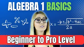 Algebra 1  Basics for Beginners