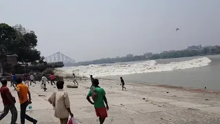 nimtala ghat street ganga vishal big ban howrah har har gange #ganga #jaishreeram #harharmahadev