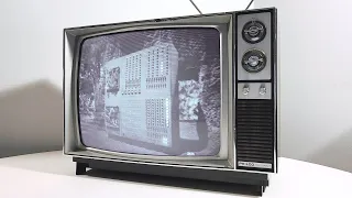 A timely Twilight Zone clip on a 1977 Philco TV