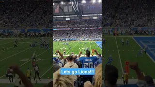 GREAT GAME DETROIT LIONS!! #LIONS #DETROIT #youtubeshorts #youtube #NFL