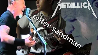 Риф Metallica - Enter Sandman(урок на гитаре)