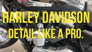 How To,  Clean And Detail Your Harley Davidson Like A Pro.