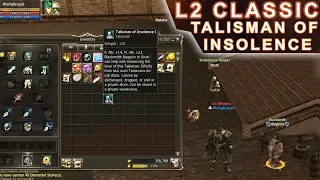 L2 Classic - Como Fazer Talisman of Insolence? Onde Dropar Energy of Insolence e Talisman Crystal?