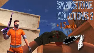 STANDOFF 2 | The best molotovs and smoke grenade in the sandstone map