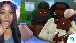 Playing with the NEW SIMS 4 INFANTS/BABIESS AHHHHH 👶🏾🍼