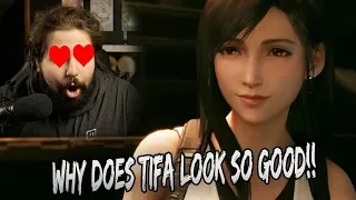 WHY DOES TIFA LOOK SO GOOD IN THIS GAME!!! | Final Fantasy 7 Remake Tifa Reveal Reaction