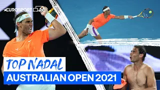 Incredible! Best of Rafael Nadal at the Australian Open 2021 | TOP 5 SHOTS | Eurosport Tennis