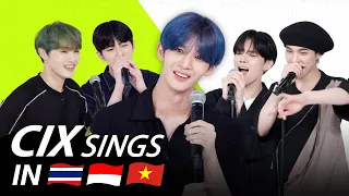 K-POP STARS sing in THREE Languages🎤|   INA/THAI/VIET| CIX | TRANSONGLATION