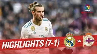 Highlights Real Madrid vs RC Deportivo (7-1)