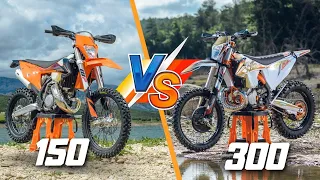 Choosing the Perfect Enduro Bike: 150cc vs 250cc vs 300cc Comparison