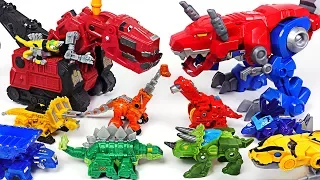 Jurassic World dinosaur Indoraptor appeared! Transformers Rescue Bots, Dinotrux! Go! - DuDuPopTOY