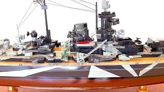 Tirpitz German Battleship Model Fully Built