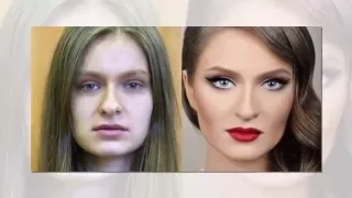 Просто жесть - до и после макияжа. Miracles of makeup horror - before and after make-up