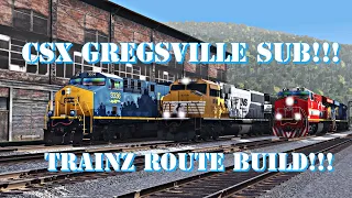 Trainz 2022 Route Build Gregsville sub ep.1 | the OG Gregsville Sub | Newman gravelS.E Lance hill