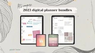 2023 Digital Planner Bundle Comparisons