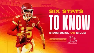 Six Stats to Know for our Divisional Playoff Game | Chiefs vs. Bills