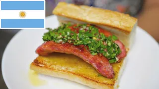 Choripan with Chimichurri Sauce Sandwich | Quick recipe