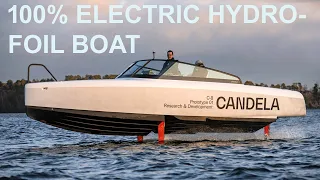 All Electric Hydrofoil Boat! The Candela C 8