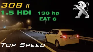 PEUGEOT 308 II (2020) 1.5  BlueHDI (130 hp) Acceleration & Top Speed