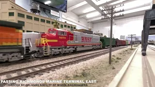 HO Scale Trains BNSF Freight Train With Dpu’s