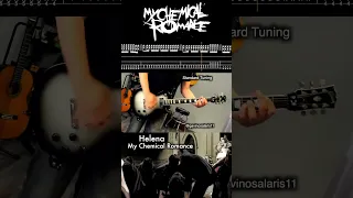 Helena - My Chemical Romance Guitar Lesson with Tab & Sheet on Screen #mcr #guitar