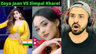 Zoya Jaan vs Simpal Kharel (India vs Nepal) Best transition | Reaction Vlogger