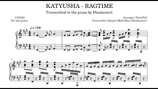 KATYUSHA - RAGTIME (Sheet music)