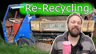 Eigenbau-Traktor-Verschrottung: DIY-Seilwinde für den Teich!