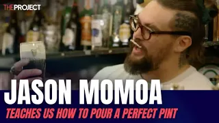 Jason Momoa Teaches Us How To Pour A Perfect Pint