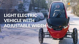 Light Electric Vehicle with Adjustable Width