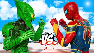 Spider-Man vs Green Goblin: Epic Showdown of Heroes and Villains!
