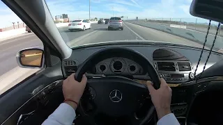 This is What it is Like to Drive a 540HP Mercedes E55 AMG!