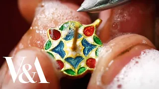 How was it made? Making and enamelling an earring | V&A