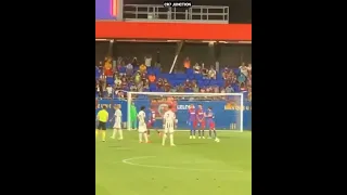 Ronaldo free-kick vs Barcelona  | He missed it | 🥺